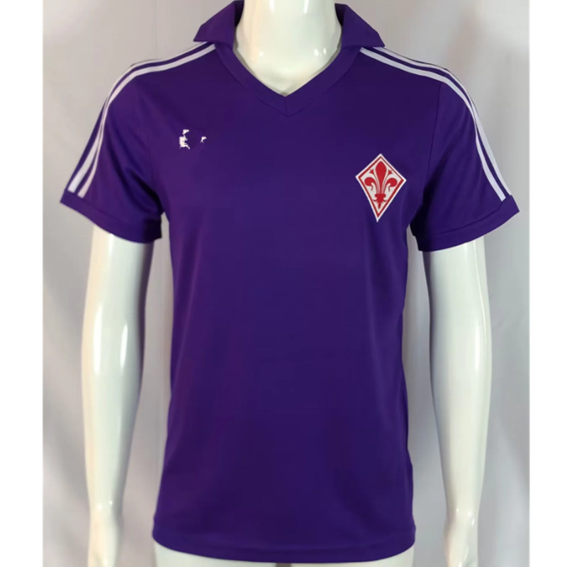 Áo sơ mi bóng đá cổ điển ACF Fiorentina Retro 1979 1980
