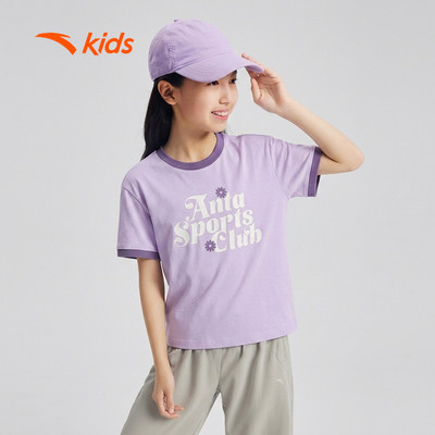ANTA KIDS Áo Thun Thời Trang Bé Gái 362437117U