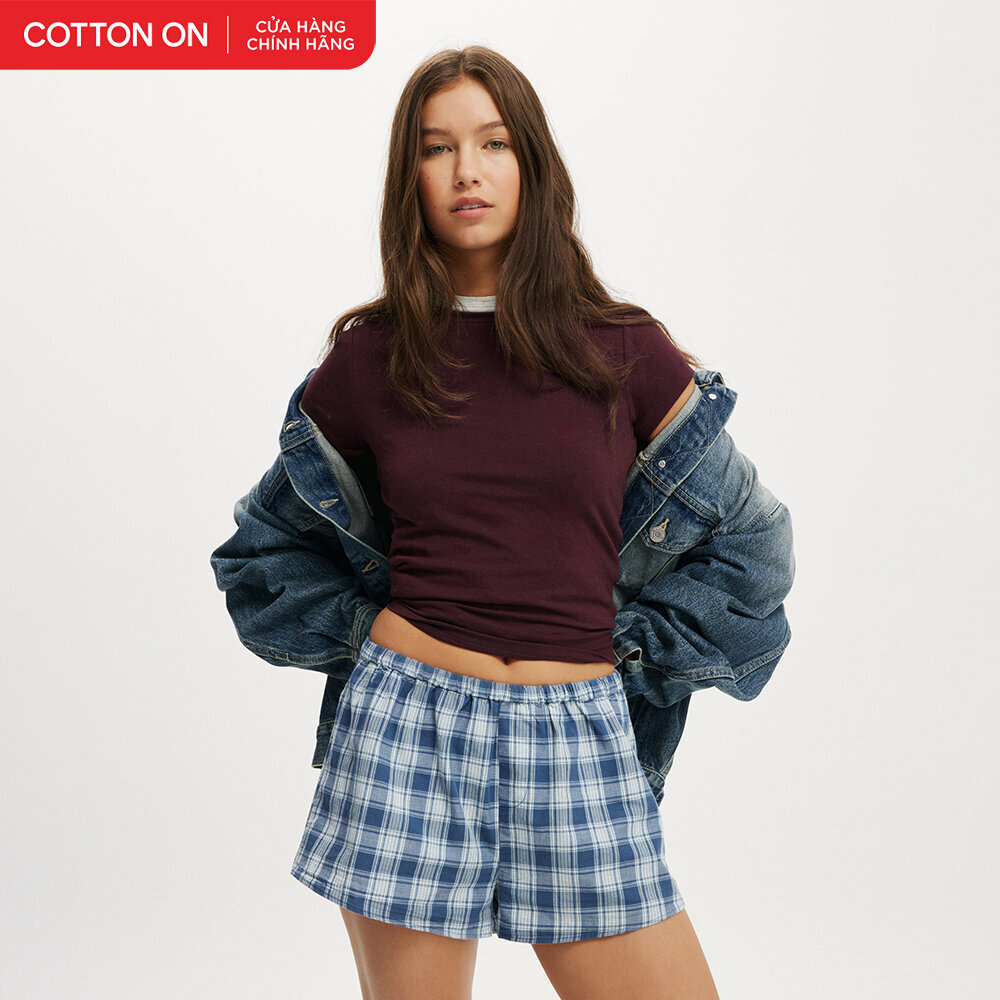 COTTON ON - Quần Linen Ngắn Nữ Haven Micro Short 2060017-03