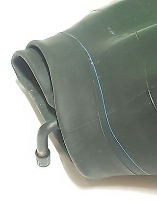 Ruột xe chaly vòi cong - 3.50-10