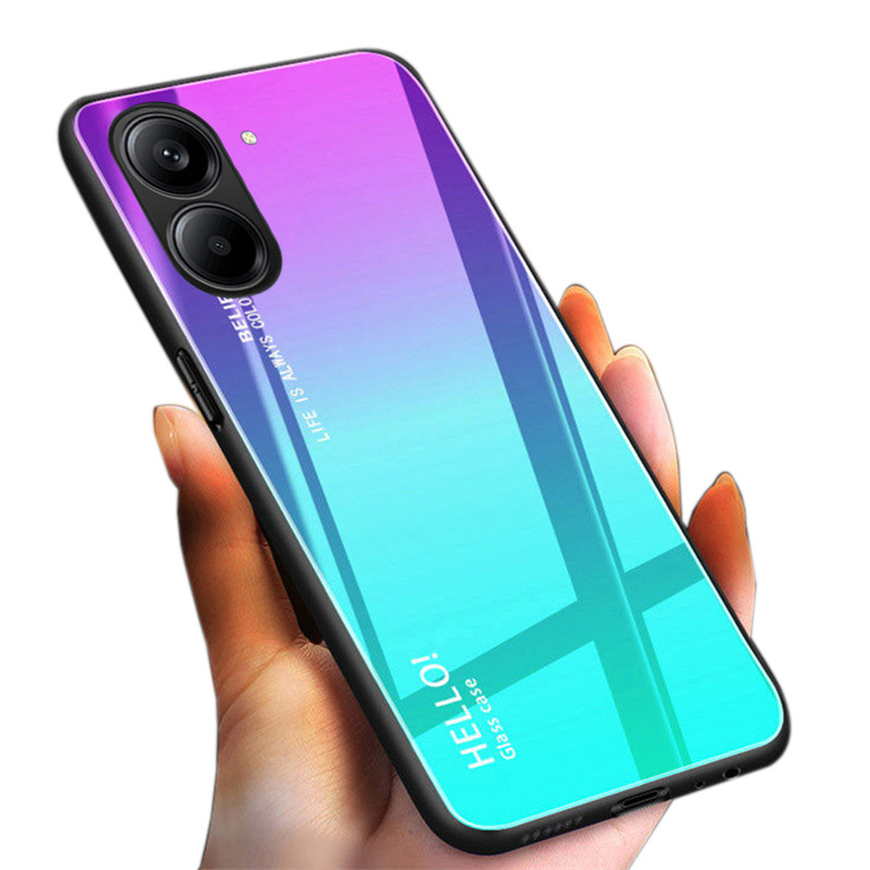 Dành Cho Redmi A7 A5 4G Ốp Lưng Kính Cường Lực Gradient Bảo Vệ Gương Cho Redmi A5 A7 4G Vỏ Điện Thoạ