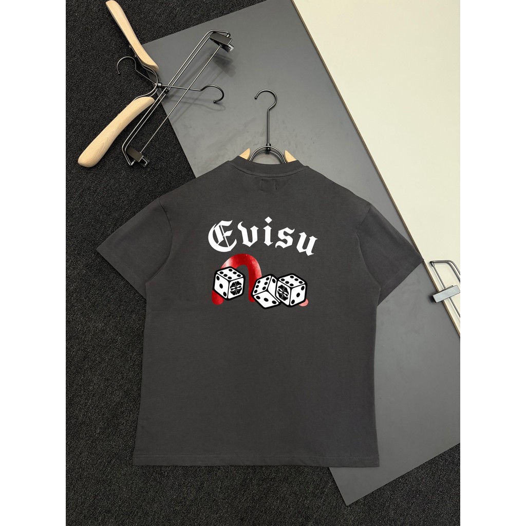 Áo thun Evisu / Áo thun Evisu in hình ngắn tay nam nữ Áo thun ngắn tay Áo thun dáng rộng Áo thun thấ