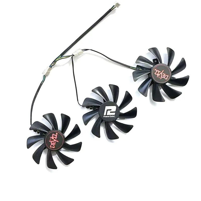 Mới 85MM 4PIN CF9015H12S RX5700 5700XT Quạt GPU cho Powercolor Radeon Rx5700 5700xt card đồ họa Red 