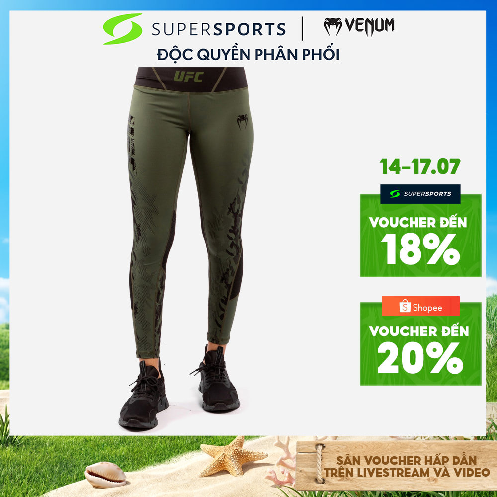 Quần Dài Bó Thể Thao Nữ Venum Official Ufc Fight Week  - VNMUFC-00035-015