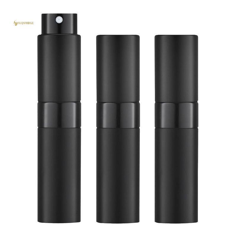 MUQV 4 Nước Hoa Du Lịch Di Động Chai Có Thể Đổ Lại 8ml Trống BPA Free Cologne Hộp Đựng Cho Chuyến Đi