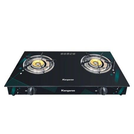 Bếp gas đôi dương kính 2 lò Kangaroo KGGS69G2E ( Tặng Dây gas ) - Long Phát