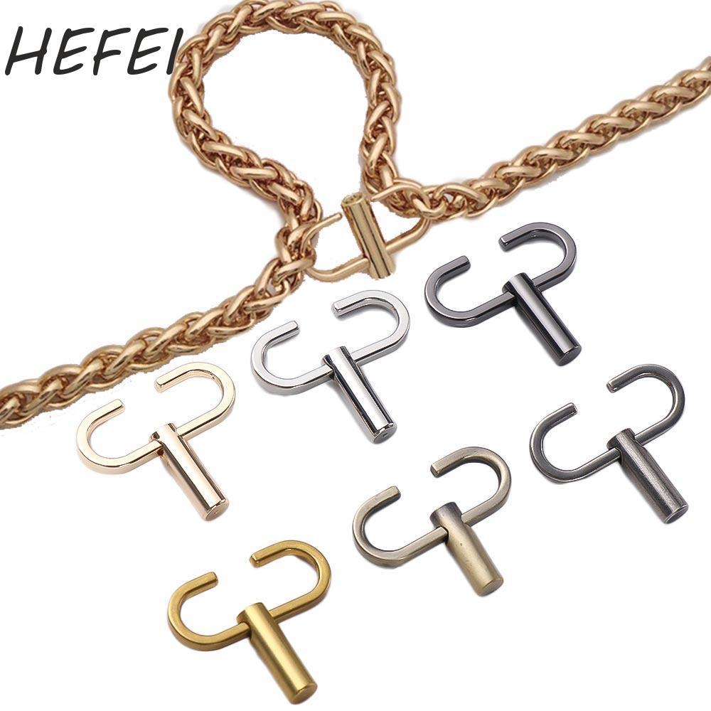 HEFEI Bộ phận túi điều chỉnh chiều dài chuỗi HEFEI 6 màu Phụ kiện phần cứng Kẹp khóa kim loại