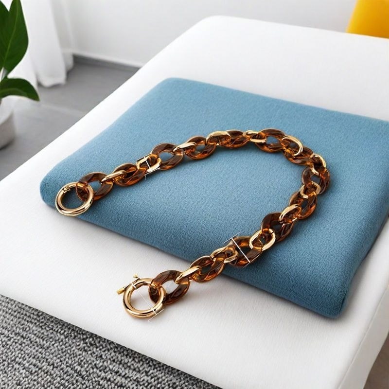 Gilt Chain Pháp Retro Nách Túi Thời Trung Cổ Trang Trí Dây Xích Kho Báu Sản Phẩm Đơn Dây Chuyền Đeo 