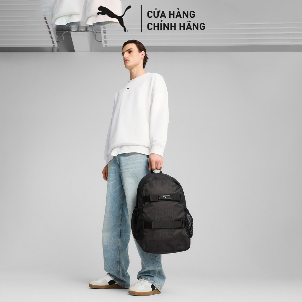 Balo Thể Thao PUMA Unisex DECK Backpack Black Màu Đen