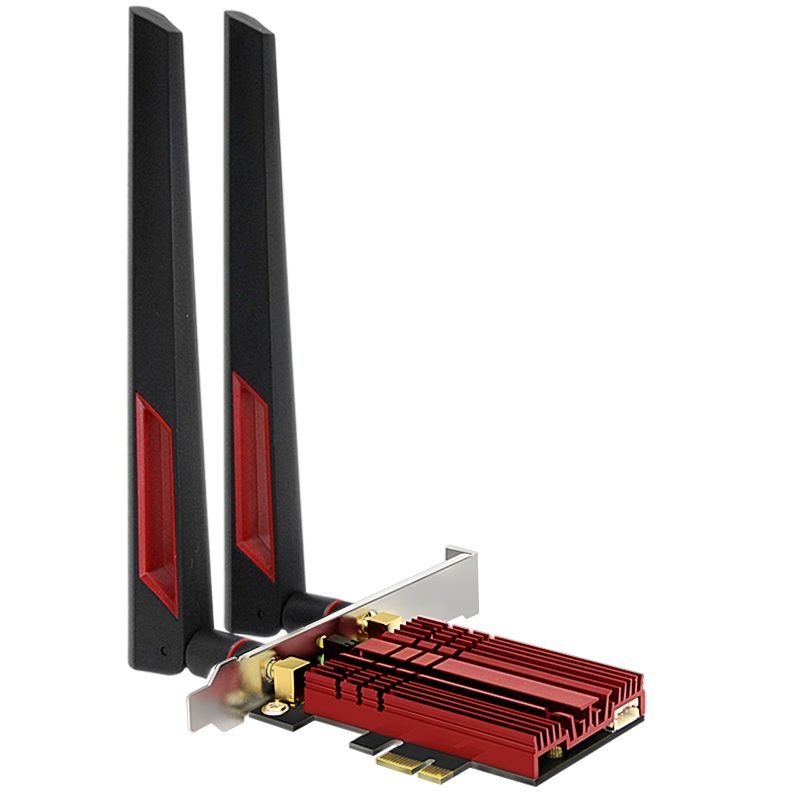 Card mạng không dây PCI-E INTEL AX210 AX200 WiFi6E băng tần kép 5G cho PC kèm Bluetooth 5.2 bền đẹp 