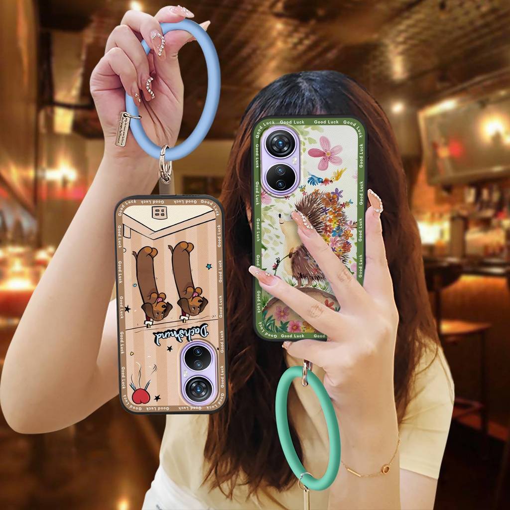 Ốp Điện Thoại Màu Trơn Dễ Thương Cho Blackview A200 Pro Hoạt Hình Ốp Lưng Tản Nhiệt Ngộ nghĩnh Cá Tí