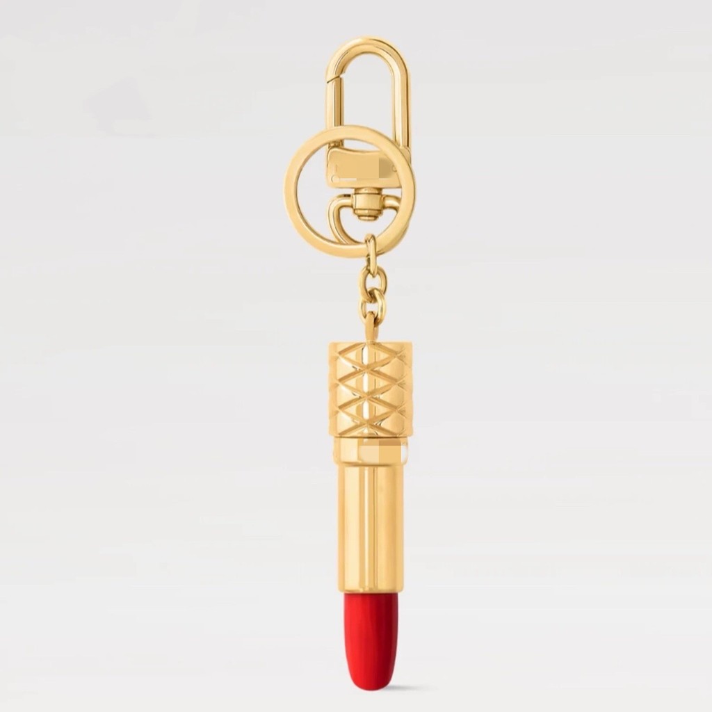 Clothing, bags, fashion, zinc alloy lipstick keychain accessories