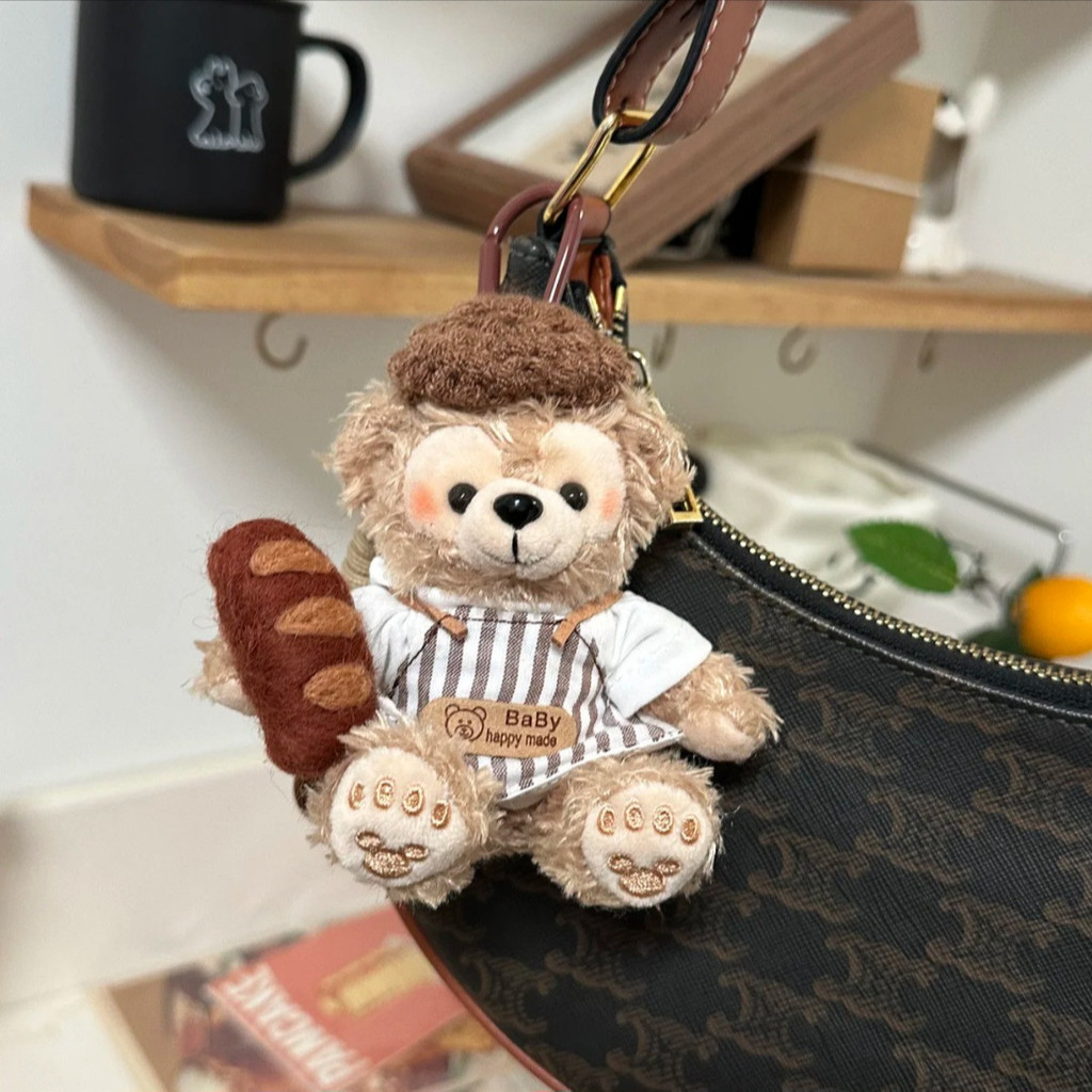Duffy Bear Pendant, Shirley Rose Backpack Plush Toy, Car Keychain, Cute and Exquisite Bear Pendant f