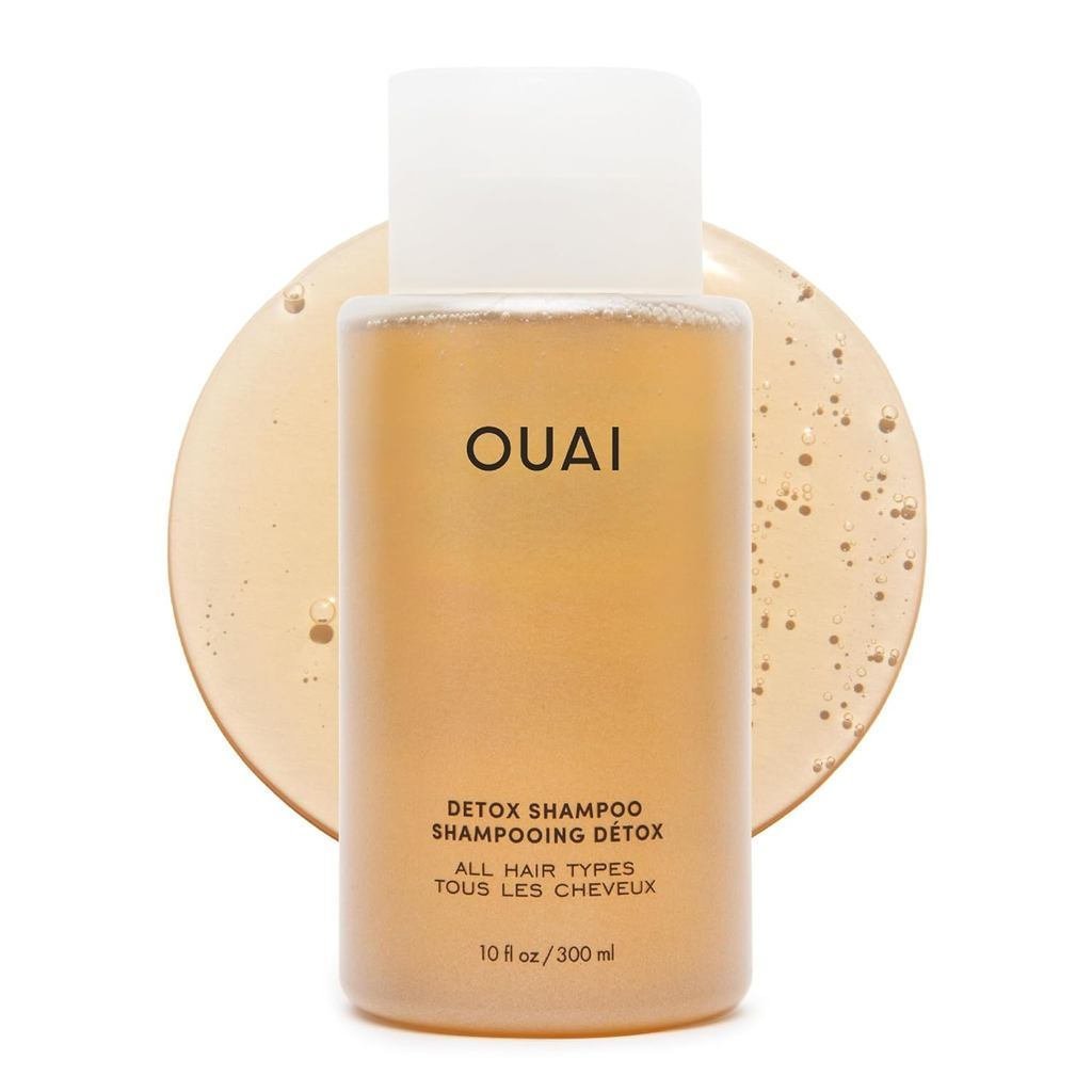 Dầu gội dưỡng ẩm OUAI Detox để xây dựng, bụi bẩn, dầu, sản phẩm và nước cứng để làm sạch, làm mới gi
