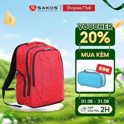 Balo Laptop Du Lịch Thời Trang Cao Cấp SAKOS SONIC 15.6 Inch (15.6")