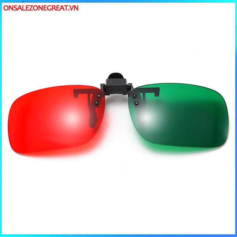 Ons Red Blue Green 3D Glasses Bla Frame cho TV phim Anaglyph kích thước tại