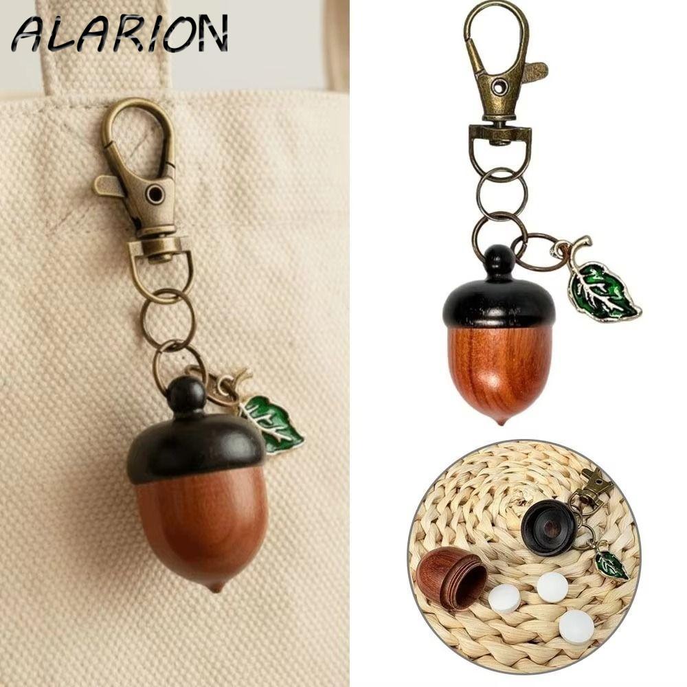Móc khóa ALARION Acorn, Mô phỏng nhẹ Acorn Acorn Twist Open Móc khóa, Thời trang nhỏ Lưu trữ vật phẩ