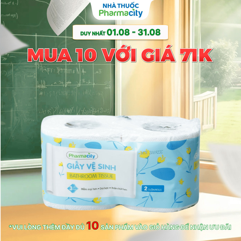 Giấy vệ sinh Pharmacity (Gói 2 cuộn)