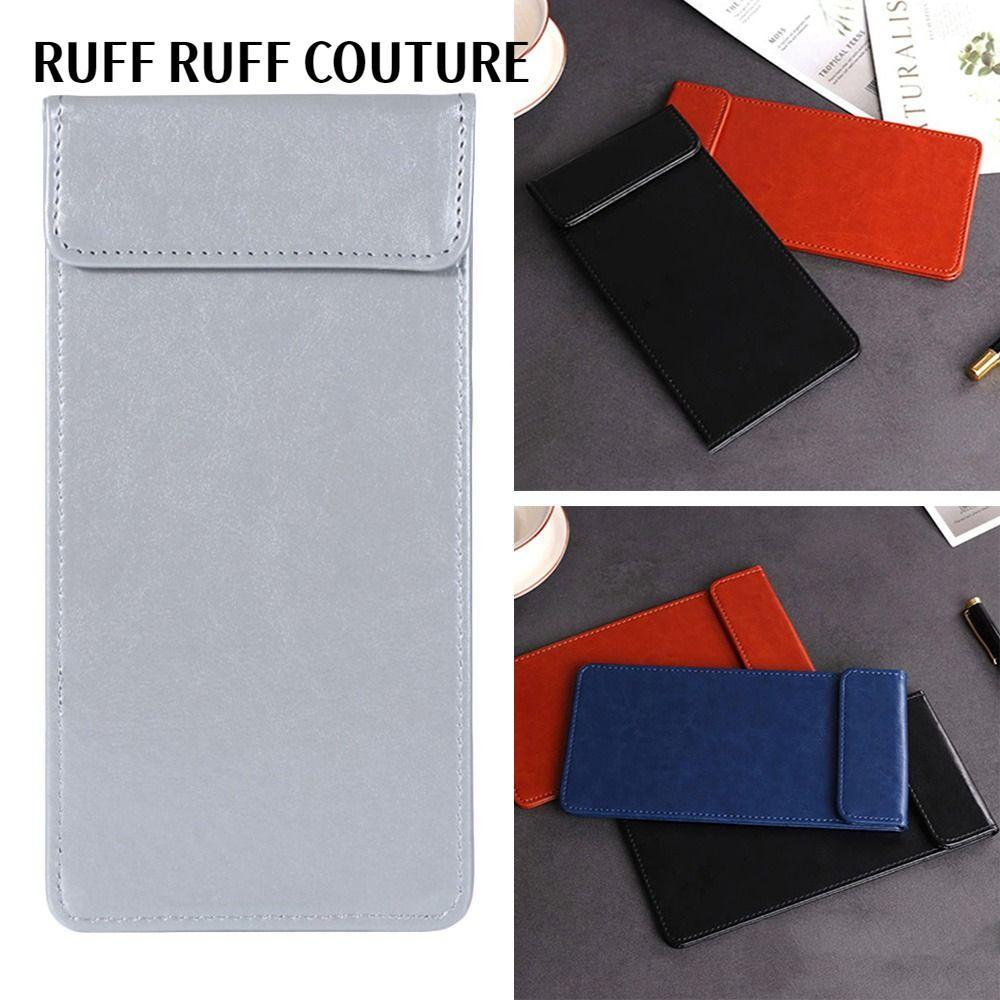 RUFF RUFF COUTURE Bill Book, Bill Organizer Thư mục hóa đơn tiền mặt Snap từ tính, Sổ tiền mặt bằng 