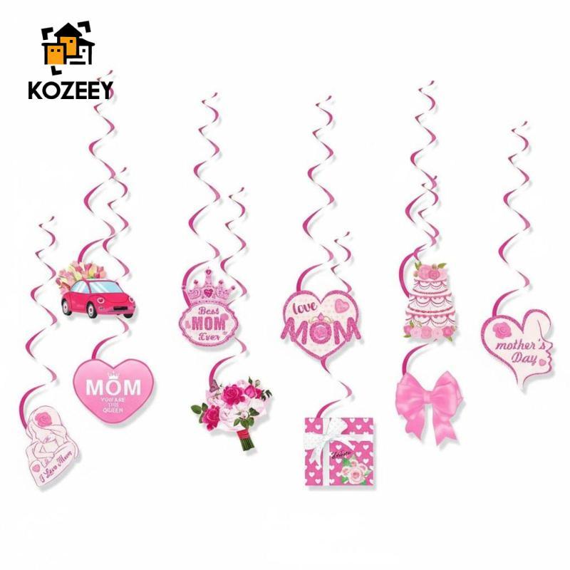 KOZEEY Best Mom Ever Banner Easy to Hang Mother 's