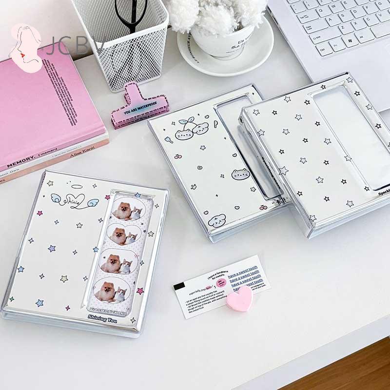 [JCBV] Phim Hoạt Hình 4 Lưới Idol Card Photo Booth Album Cho 40 Chiếc 2x6 Inch Dải Ảnh Đánh Dấu Tran