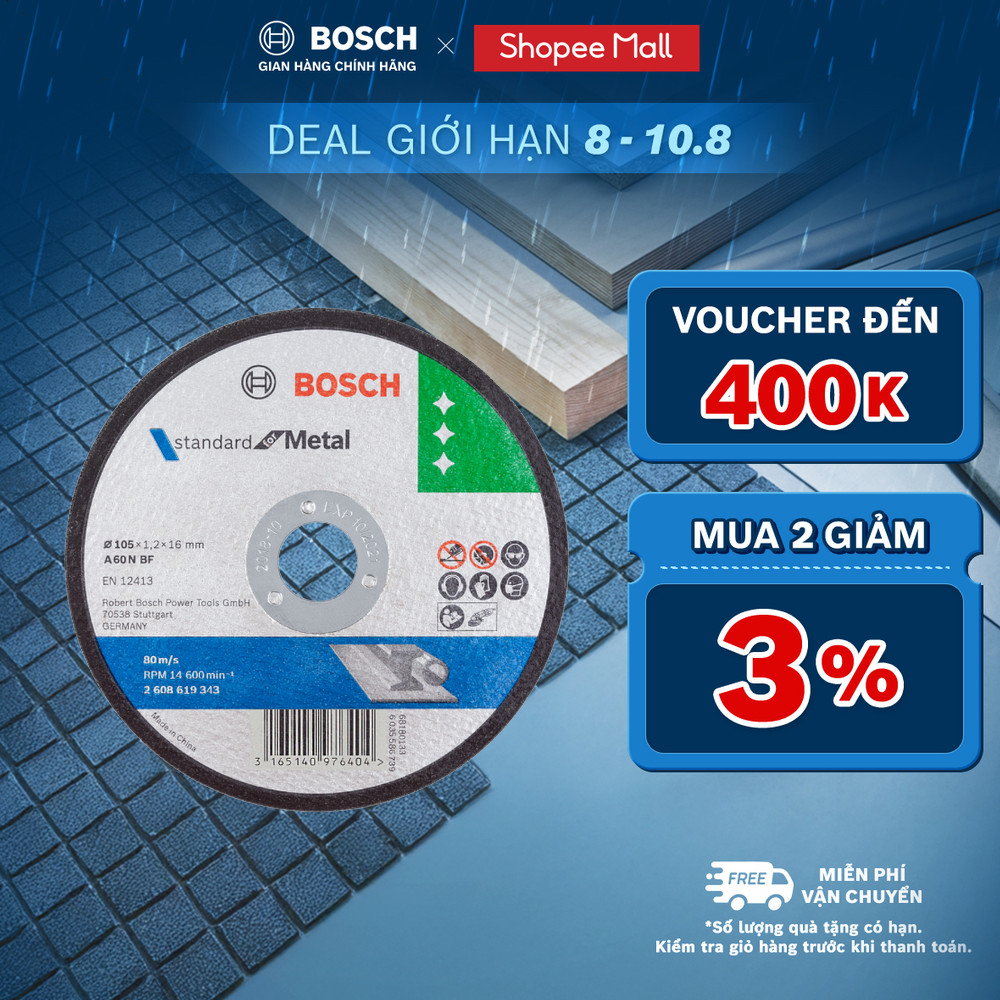 Đá cắt Bosch chất lượng chuẩn Đức