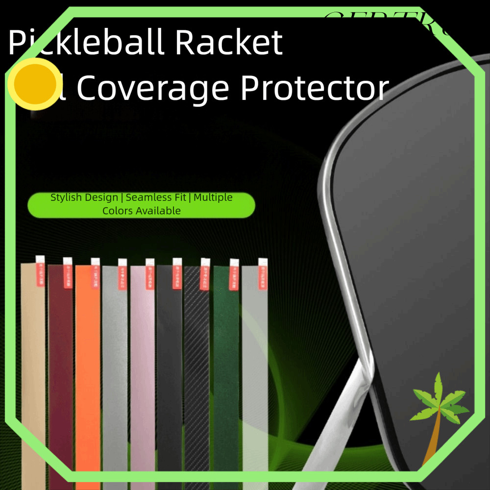 Nhãn dán bảo vệ vợt Pickleball GERTRUD, Băng cạnh đầu mái chèo dài 75cm chống mài mòn, Sơn chống bon