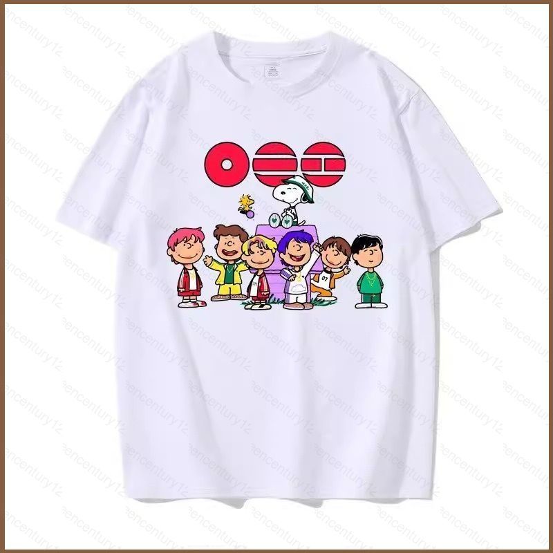 GC12 Snoopy BTS WORLD TOUR 2026 Áo thun ARIRANG KPOP J-HOPE JUNG KOOK JIN RM BT21 áo ngắn tay GC12