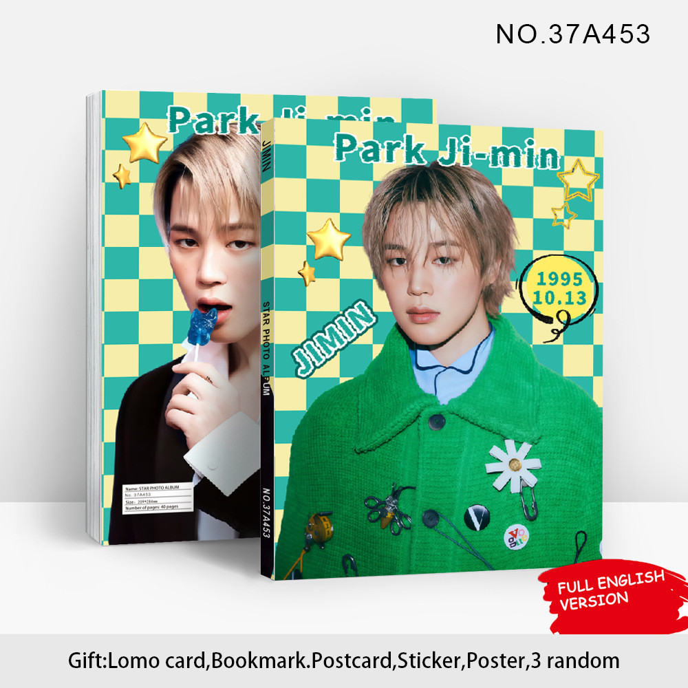 Ảnh Lớn JIMIN Hàng Hóa Ảnh Quạt Bộ Sưu Tập Hình Album Park JIMIN Ngôi Sao Album Ảnh 80p