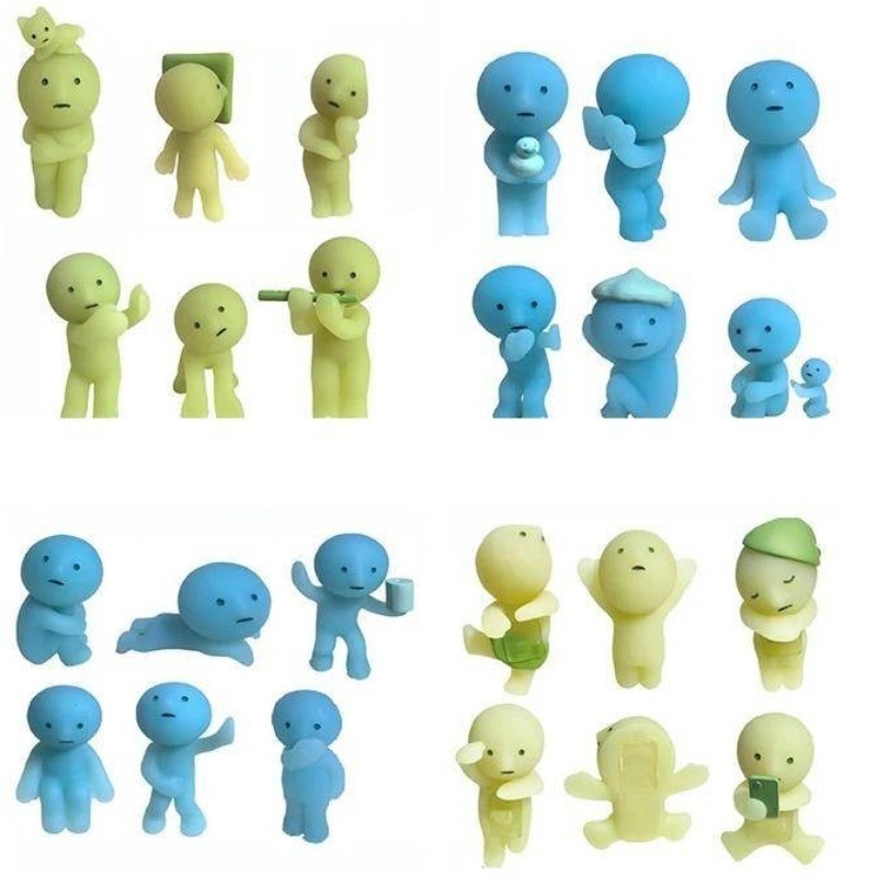 Smiski Hippers Sonny Angel hippers góc chàng sống Đảng Series Recoror Mini Hình Búp Bê Mù Hộp Christ