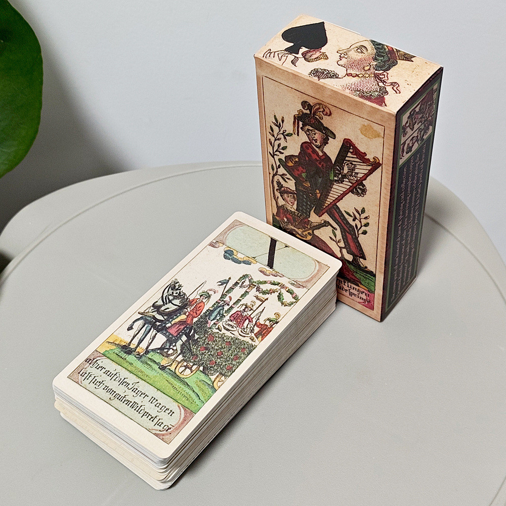 12 * 6cm Bavarian Wedding Tarot English Board Game Card Game Bavarian Baking Tarot