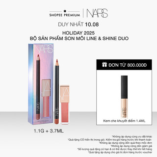 [HO25] Bộ sản phẩm chì kẻ viền môi và son môi dạng lỏng NARS Line & Shine Lip Duo 1.1g + 3.7ml
