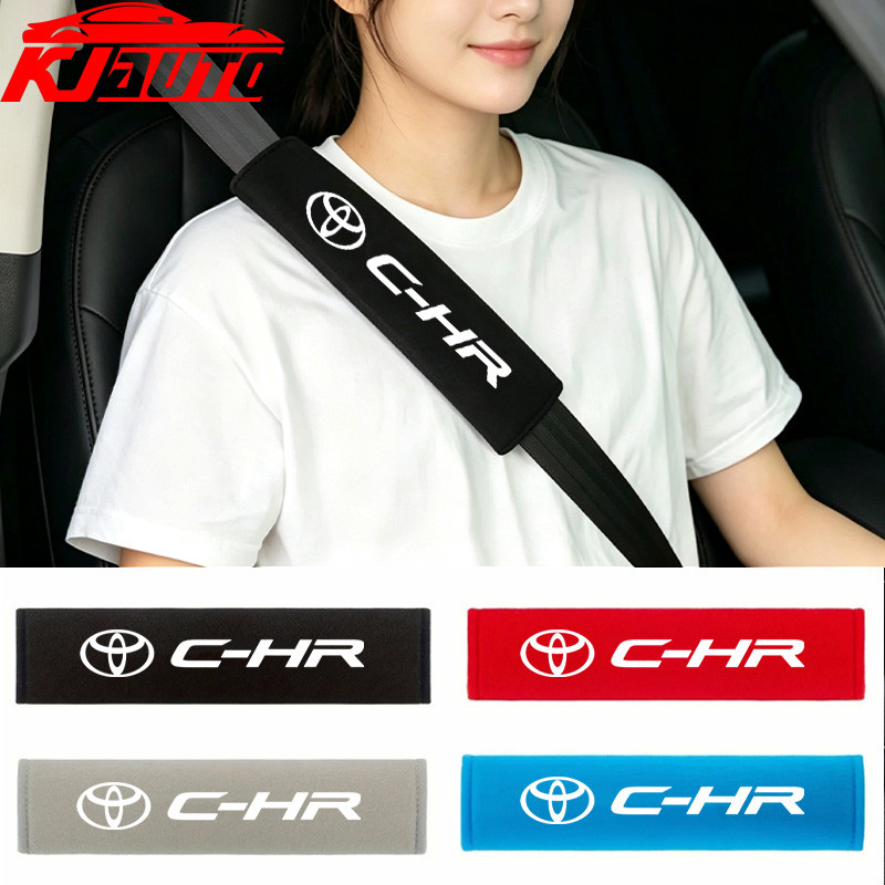 2 Chiếc Toyota C-HR Dây An Toàn Ô Tô Có Ô Tô Mềm Mại Cọc Ngắn Dây An Toàn Miếng Lót Vai Giảm Áp Lực 