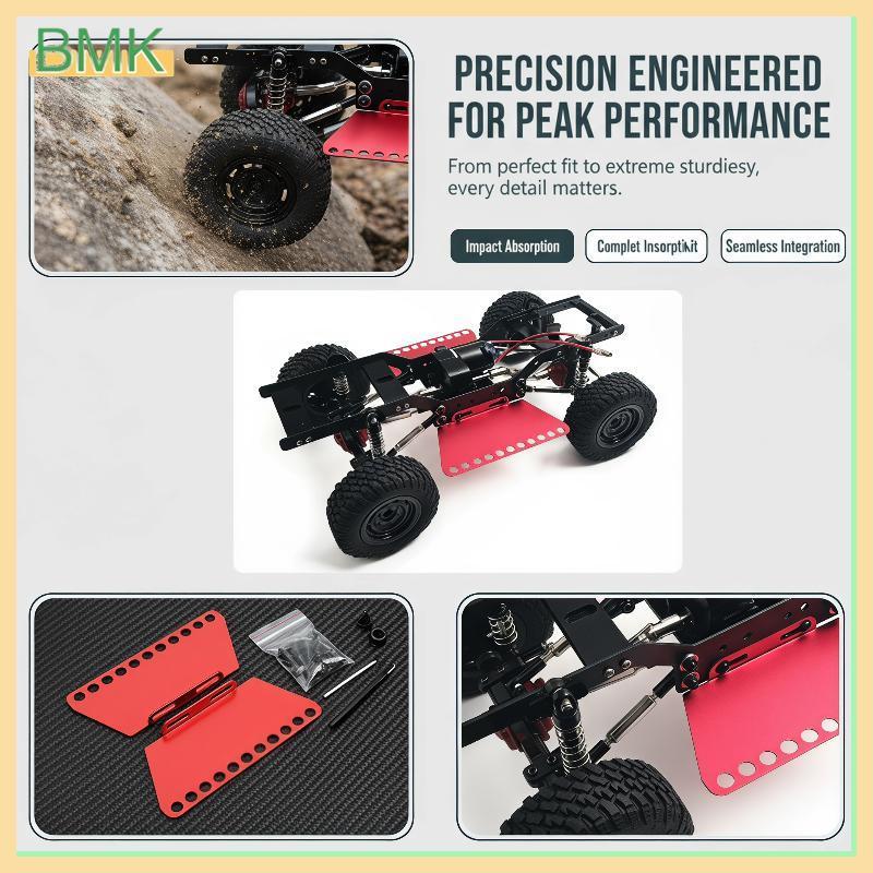 BMK Kim Loại RC Ro Thanh Trượt Bàn Đạp Bên Dễ Dàng Lắp Đặt Phụ Kiện Cho MN99S V2 MN98 V2 MN78 1 / 12