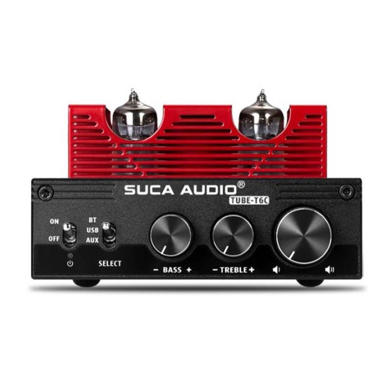 Amply SUCA AUDIO TUBE T6C 160W x 2 – Amply Đèn HiFi Bluetooth 5.0, USB DAC 24bit/192kHz, RCA