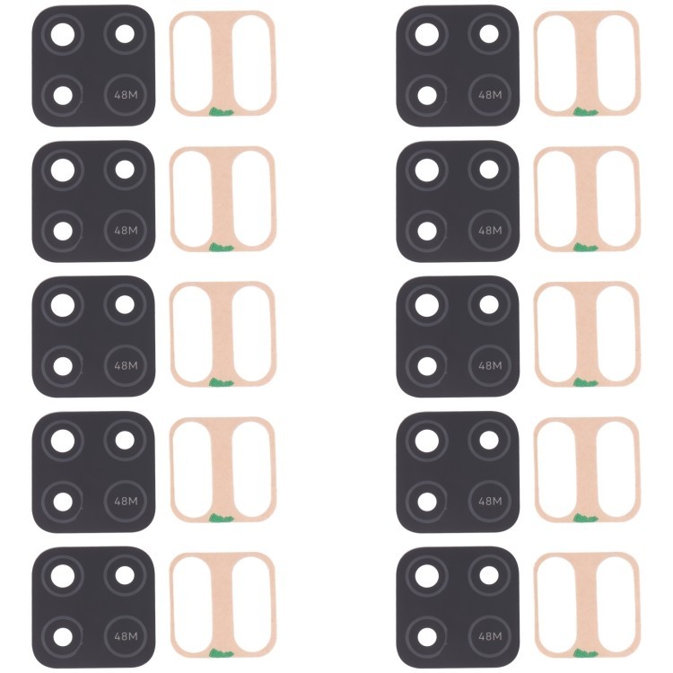 Giao hàng cho Infinix Hot 10s / Hot 10T X689B X689 X689D X689C 10 chiếc Ống kính máy ảnh phía sau