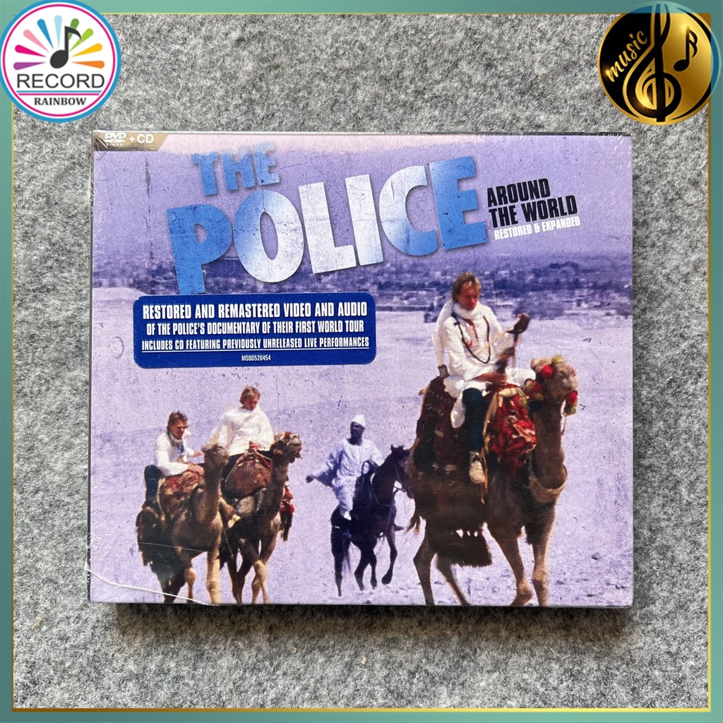 The Police Around The World Original CD+DVD Album [Sealed] Brand New