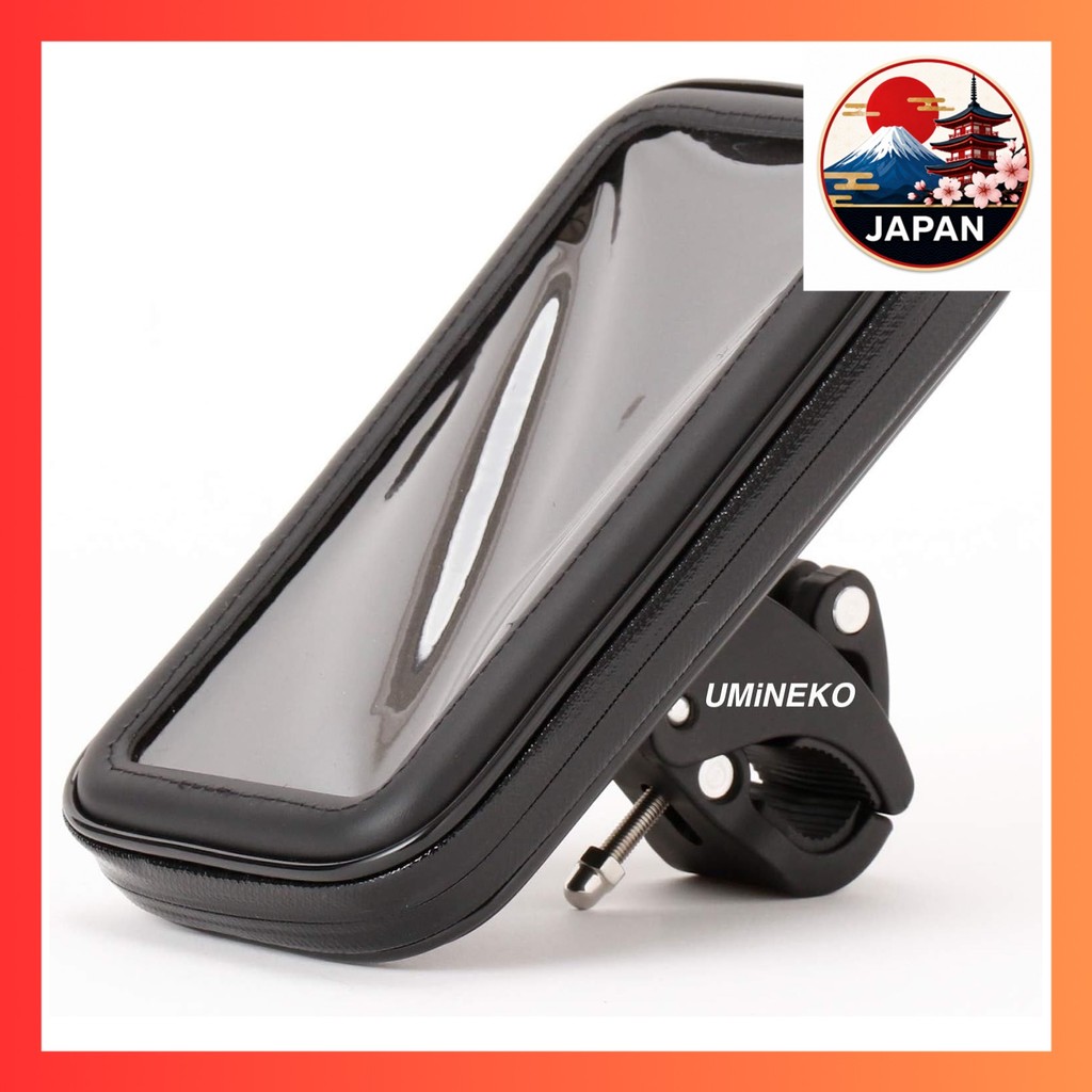 ［Directly from Japan］Smartphone Holder XL Bicycle Bike Waterproof Case Compatible with iPhone 13 pro