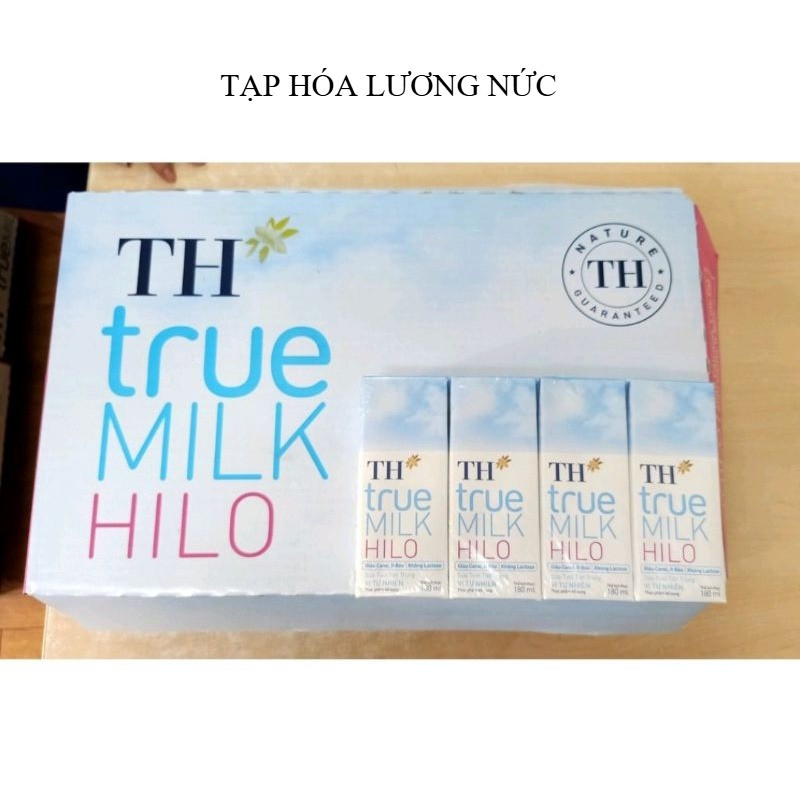 Thùng 48 Hộp Sữa Tươi TH True Milk Hilo 180ml - TẠP HÓA LƯƠNG NỨC