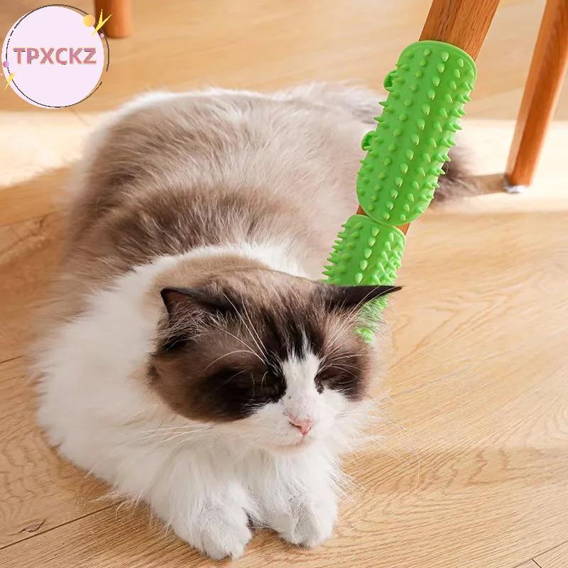 TPXCKZ Pet Cat Hair Removal Massageb Cat Rubbing Brush Kitten Grooming Self Cleaning Wall Corner Cat