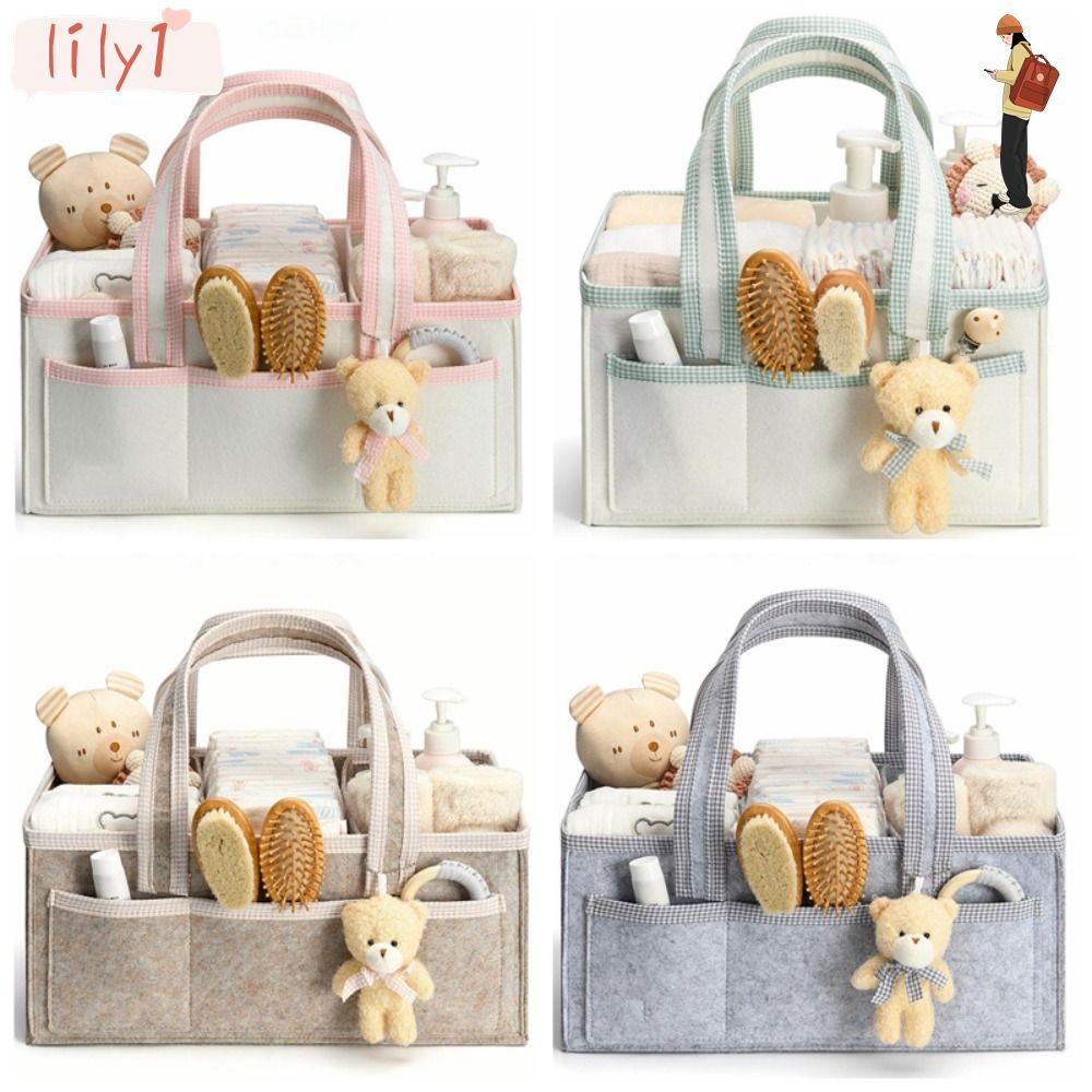 Giỏ đựng tã trẻ sơ sinh LILY, Túi đựng tã trẻ sơ sinh dành cho trẻ sơ sinh, Túi đựng tã di động dung