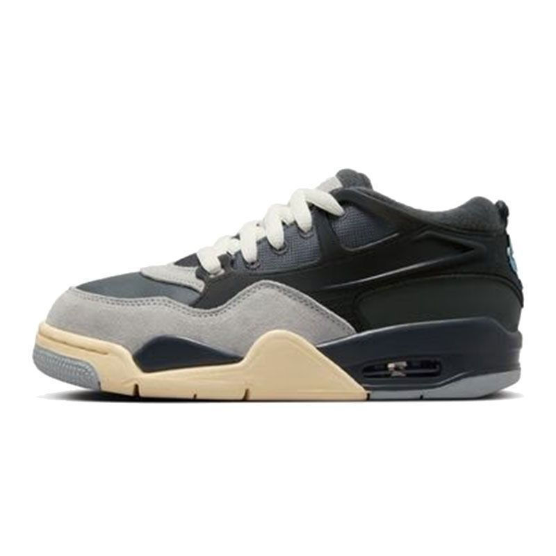 AJ4 RM Giày bóng rổ thể thao cổ thấp unisex chống trượt, chống mài mòn cổ điển FQ7938-002