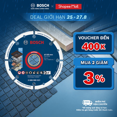 Đĩa cắt sắt kim cương Bosch 100mm - MỚI