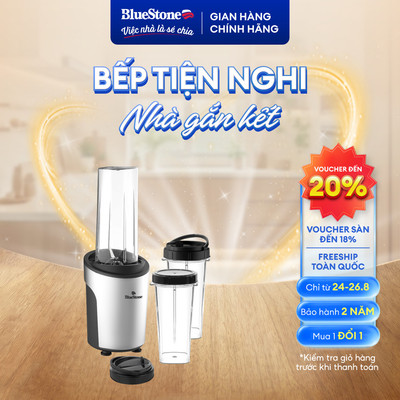 Máy Xay Sinh Tố Mini BlueStone BLB-5310 | 450W – Xay Trái Cây, Sinh Tố | Bình Mang Đi – Nhỏ Gọn – Tiện Lợi | BH 2 năm