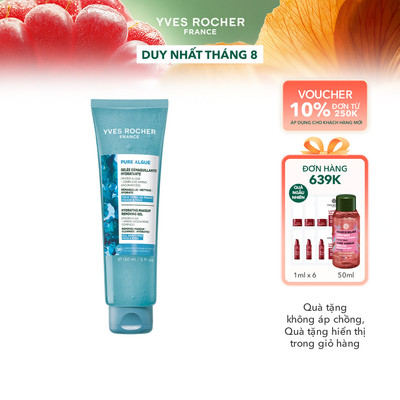 Gel tẩy trang cho mọi loại da Yves Rocher Pure Algue Hydrating Makeup Removing Gel 150ml