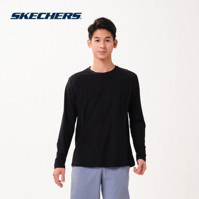 Áo Thun Tay Dài Nam Skechers Walking Performance Long Sleeve Tee - SP126M105-0018