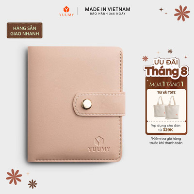 Ví Yuumy ( Thời trang nữ dáng cầm tay nhỏ gọn - Ví da Seasand YV52) Bagsmart