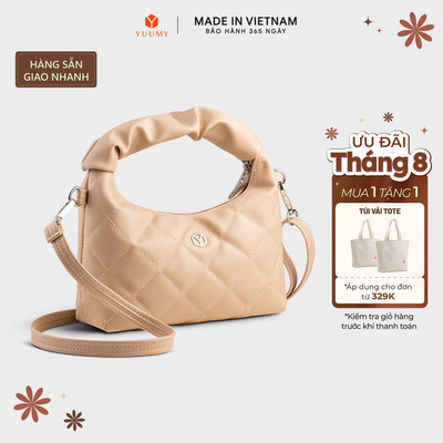Túi Yuumy (Thời trang nữ thiết kế quai nhúm size 20 - Túi đeo chéo da Seasand YN271) Bagsmart