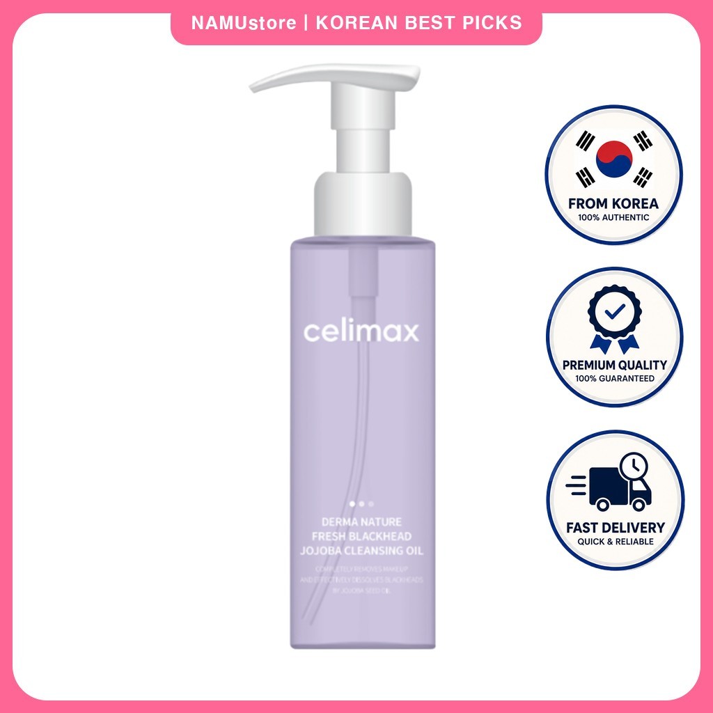 [celimax] Dầu tẩy trang Derma Nature Fresh Blackhead Jojoba, 150ml, 1pc / Dầu tẩy trang Hàn Quốc của