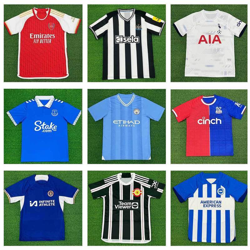 2324 áo đấu bóng đá Arsenal Chelsea Crystal Palace Manchester City West Ham Newcastle Everton Bright